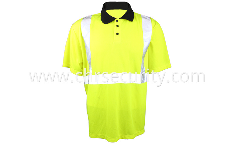 Reflective safety short-sleeve T-shirt